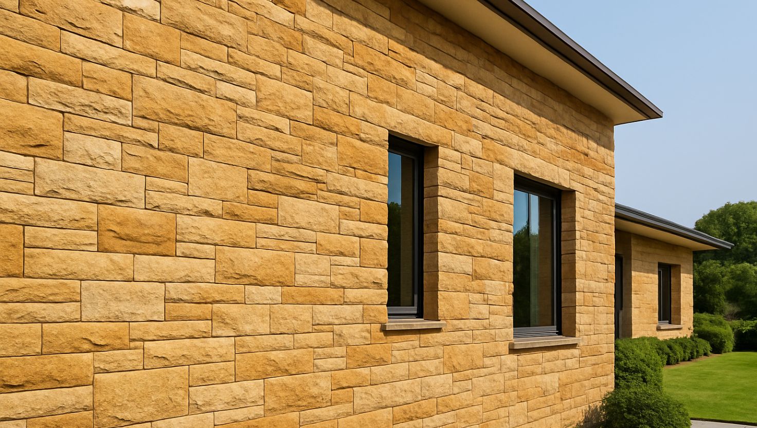 Natural stone wall cladding